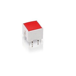 Yellow Momentary Tactile Switch, 1 NO 100mA 11.35mm PCB