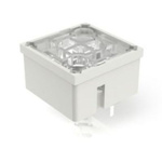 Transparent Momentary Tactile Switch, 1 NO 250mA 15mm PCB