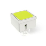 Yellow Momentary Tactile Switch, 1 NO 250mA 15mm PCB