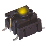 IP67 Cap Tactile Switch, SPST 50 mA @ 24 V dc