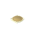 Black Button Tactile Switch, SPST 50 mA Surface Mount