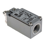 RS PRO Roller Plunger Limit Switch, NO/NC, IP66, DPST, Zinc Alloy Housing, 400V ac Max, 10A Max