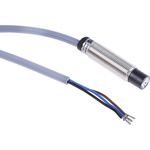 RS PRO Inductive Barrel-Style Proximity Sensor, M12 x 1, 8 mm Detection, PNP Output, 10 → 30 V dc, IP68