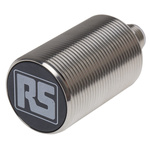 RS PRO Inductive Barrel-Style Proximity Sensor, M30 x 1.5, 10 mm Detection, PNP Output, 10 → 30 V dc, IP68