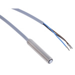 RS PRO Inductive Barrel-Style Proximity Sensor, M8 x 1, 1.5 mm Detection, PNP Output, 10 → 30 V dc, IP68