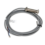 RS PRO Capacitive Barrel-Style Proximity Sensor, M12 x 1, 2 mm Detection, NPN Output, 10 → 30 V dc, IP67