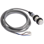 RS PRO Capacitive Barrel-Style Proximity Sensor, M18 x 1, 5 mm Detection, PNP Output, 10 → 30 V dc, IP67