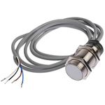 RS PRO Capacitive Barrel-Style Proximity Sensor, M30 x 1.5, 10 mm Detection, PNP Output, 10 → 30 V dc, IP67