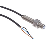 RS PRO Inductive Barrel-Style Proximity Sensor, M8 x 1, 2 mm Detection, PNP Output, 10 → 30 V dc, IP68