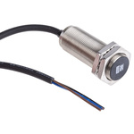 RS PRO Inductive Barrel-Style Proximity Sensor, M18 x 1, 8 mm Detection, PNP Output, 10 → 30 V dc, IP68