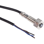 RS PRO Inductive Barrel-Style Proximity Sensor, M8 x 1, 2 mm Detection, PNP Output, 10 → 30 V dc, IP68