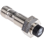 RS PRO Inductive Barrel-Style Proximity Sensor, M12 x 1, 8 mm Detection, PNP Output, 10 → 30 V dc, IP68