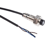 RS PRO Inductive Barrel-Style Proximity Sensor, M12 x 1, 8 mm Detection, PNP Output, 10 → 30 V dc, IP68