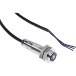 RS PRO Inductive Barrel-Style Proximity Sensor, M12 x 1, 2 mm Detection, NPN Normally Open Output, 10 → 30 V dc,