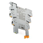 Phoenix Contact PLC-RPT-24DC/21 Series , 24V dc SPDT Interface Relay Module, Push In Terminal , DIN Rail