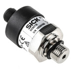 Sick Pressure Sensor, 0bar Min, 1bar Max, Analogue Output, Relative Reading