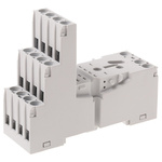 Relpol Relay Socket, DIN Rail, Panel Mount for use with R4N Series Relay