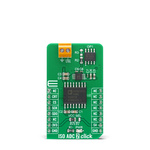 MikroElektronika MIKROE-4166, ISO ADC 2 Click 12-bit ADC Add On Board for AD7091R for AD7091R