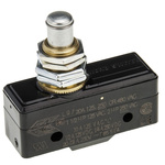 Honeywell BA Series Plunger Limit Switch, SPDT, Plastic Housing, 250V ac Max, 20A Max