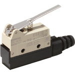 Omron Roller Lever Limit Switch, NO/NC, IP67, SPDT, 480V ac Max, ac 2 A, dc 200mA Max