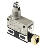 Omron D4E Series Roller Plunger Limit Switch, NO/NC, IP67, SPDT, 125V ac Max, 5A Max