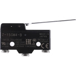 Omron Lever Limit Switch, NO/NC, IP00, SPDT, Thermosetting Resin Housing, 500V ac Max, 15A Max