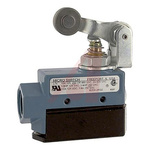 Honeywell BZE6 Series Roller Lever Limit Switch, NO/NC, IP40, SPDT, Die Cast Zinc Housing, 600V ac Max, 15A Max