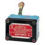 Honeywell Roller Lever Limit Switch, NO/NC, SPDT, Aluminium Housing, 480V ac Max, 15A Max