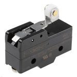 Omron Roller Lever Limit Switch, NO/NC, IP00, SPDT, Thermosetting Resin Housing, 500V ac Max, 15A Max