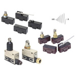 Omron Roller Plunger Limit Switch, NO/NC, IP65, SPDT, 480V ac Max, 480 V ac 15 A, 125 V dc 500mA Max
