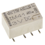 5-1462037-4 | TE Connectivity Surface Mount Latching Signal Relay, 3V dc Coil, 2A Switching Current, DPDT