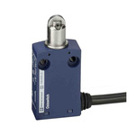 Telemecanique Sensors XCMN Series Roller Plunger Limit Switch, 1NC/1NO, IP65, DPST, Plastic Housing, 240V ac Max, 1.5A