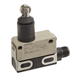 Omron Roller Plunger Limit Switch, IP67, SPDT, Zinc Housing, 1A Max