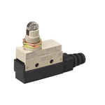 Omron Plunger Roller Plunger, 1NC/1NO, IP67, SPDT, Metal Housing, 125V ac Max, 10A Max