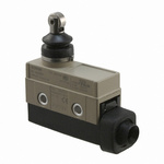 Omron Roller Plunger Limit Switch, 1CO, IP67, SPDT, 250V ac Max, 15A Max