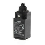 Omron Roller Plunger Limit Switch, 2NC, IP67, DPST, Metal Housing, 240V ac Max, 10A Max