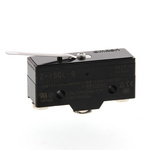 Omron Leaf Lever Limit Switch, NO/NC, IP00, SPDT, Thermosetting Resin Housing, 250V ac ac Max, 15A Max