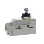 Omron Roller Plunger Limit Switch, NO/NC, IP65, SPDT, 250V ac ac Max, 15A Max