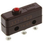 Honeywell Plunger Micro Switch, Solder Terminal, 5 A @ 250 V ac, SPDT