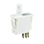 C & K Door Micro Switch, Plunger, SPDT 100 mA @ 125 / 250 V ac, -40 → +85°C