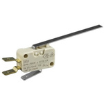 ZF Long Leaf Lever Micro Switch, Tab Terminal, 16 A @ 250 V ac, SPDT