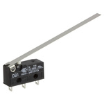 ZF Long Hinge Lever Micro Switch, Solder Terminal, 6 A @ 250 V ac, SPDT
