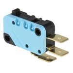 Crouzet Plunger Micro Switch, Tab Terminal, 20 A @ 250 V ac, SPDT, IP40