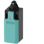 Siemens Roller Plunger Limit Switch, 1NC/1NO, IP65, Plastic Housing, 400V ac Max, 4A Max