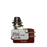 RS PRO Momentary Microswitch, Quick Connect Terminal, 16A @ 250V ac, DPDT, IP40