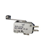 RS PRO Long Roller Lever Microswitch, Quick Connect Terminal, 16A @ 250V ac, SPDT, IP40