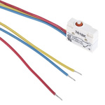 Saia-Burgess Plunger Micro Switch, Pre-wired Terminal, 3 A @ 250 V ac, SPDT, IP67