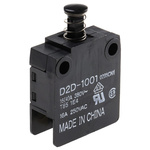 Omron Door Micro Switch, Plunger, SPST 16 A @ 250 V ac, -25 → +85°C