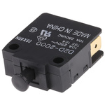 Omron Door Micro Switch, Plunger, SPDT 10 A @ 250 V ac, -25 → +85°C