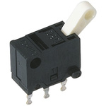 Omron Micro Switch, SPDT, 100 mA @ 30 V dc, Silver Plated